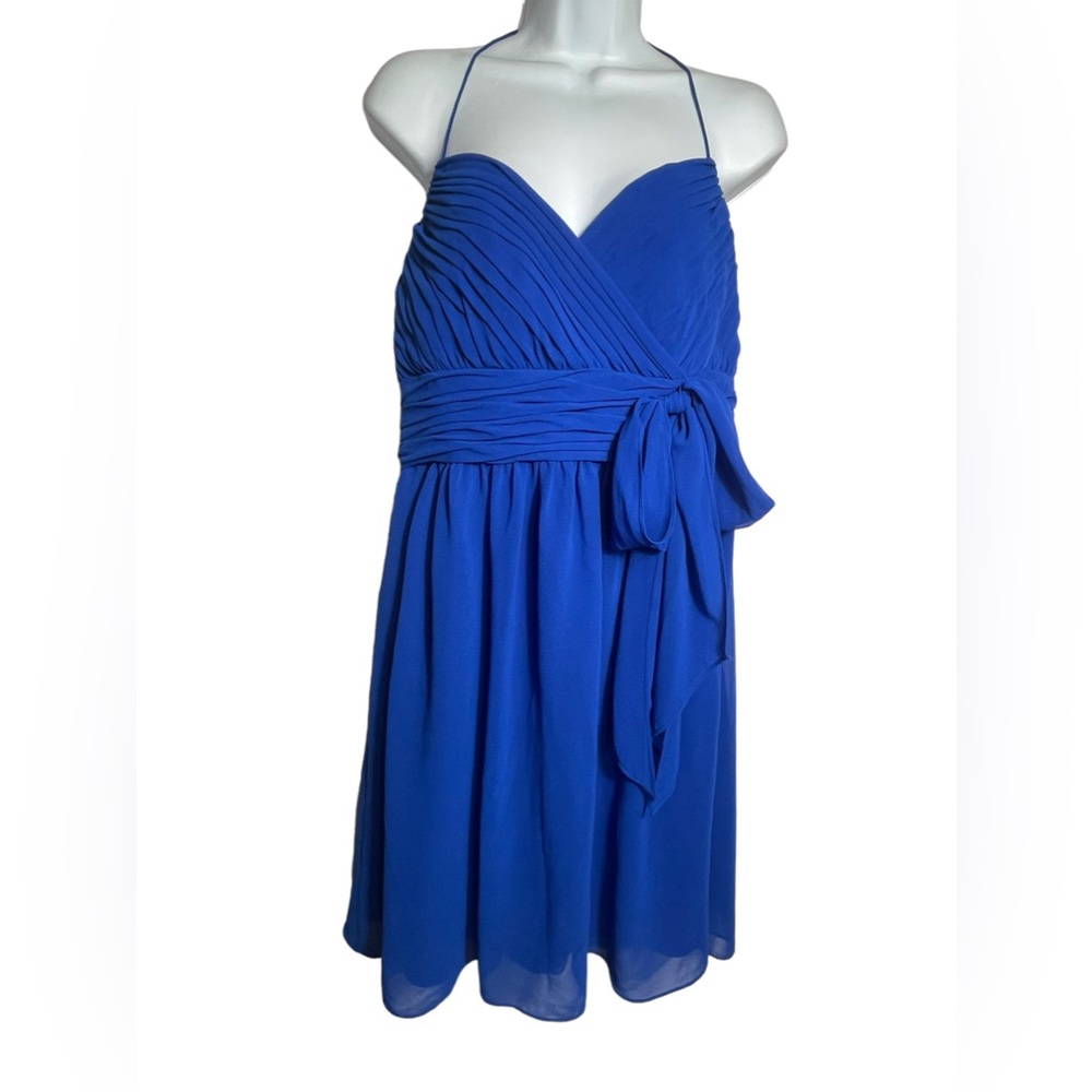 NWT Ralph Lauren dress size‎ 16 stunning sapphire royal blue halter dress 💙💙